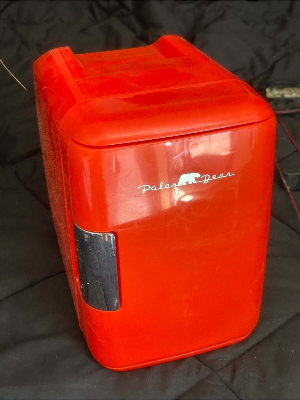 Polar Bear Mini Fridge - Vivid Red Portable Cooler